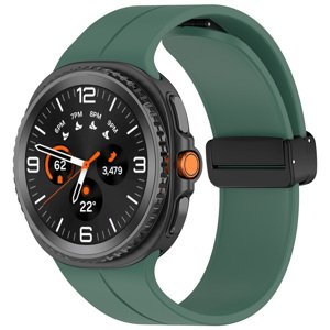 Techsuit - Watchband (W011) - Samsung Galaxy Watch8 40mm/Watch8 44mm/Watch8 Classic - Dark Green KF2353235