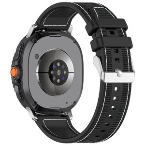 Techsuit - Watchband (W051) - Samsung Galaxy Watch8 40mm/Watch8 44mm/Watch8 Classic - Black KF2353245
