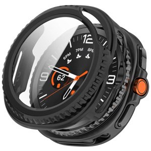 Techsuit - Defense360 Pro + Screen Protector - Samsung Galaxy Watch8 Classic - Black KF2353350