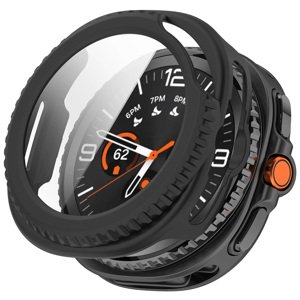 Techsuit - Defense360 Pro + Screen Protector - Samsung Galaxy Watch8 Classic - Matte Black KF2353355