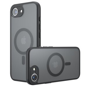 Techsuit - PureFrost MagSafe - iPhone 16e - Frosted Black KF2353474