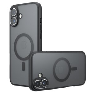 Techsuit - PureFrost MagSafe - iPhone 16 - Frosted Black KF2353475