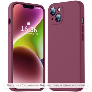 Techsuit - SoftFlex MagSafe - iPhone 17 - Plum Red KF2353837