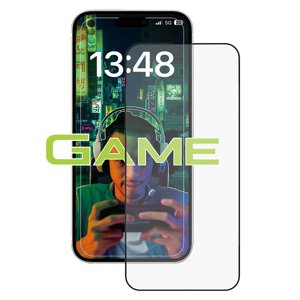 ANANK - 2.5D Anti-fingerprint ochranné sklo pre iPhone 14 Pro - čierna KF2353950