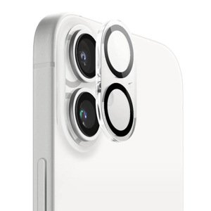 ANANK - ochrana kamery pre iPhone 16 / iPhone 16 Plus - číra/čierna KF2354001