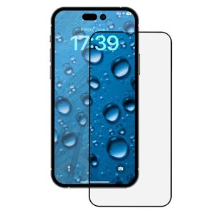 ANANK - 2.5D Reinforced Edge ochranné sklo pre iPhone 14 Pro Max - čierna KF2354009
