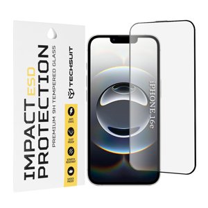 Techsuit - ESD Glass - iPhone 16e - Black KF2354067