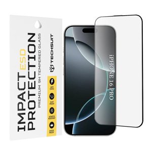 Techsuit - ESD Glass - iPhone 16 Pro - Black KF2354068