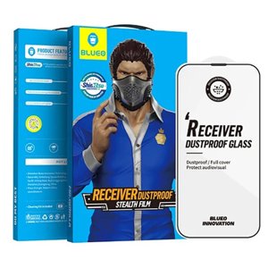 Blueo - Anti-Dust HD ochranné sklo pre iPhone XR / iPhone 11 - čierna KF2354340