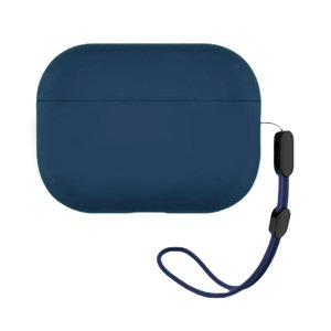 Blueo - Liquid Silicone ochranné puzdro pre AirPods Pro 2 - tmavomodré KF2354612