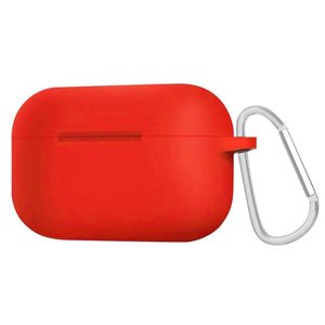 Blueo - Liquid Silicone ochranné puzdro pre AirPods Pro 1 - červené KF2354626