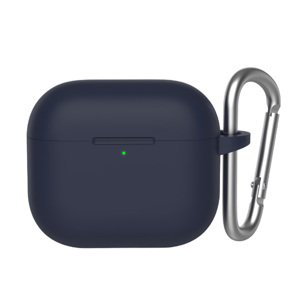 Blueo - Liquid Silicone ochranné puzdro pre AirPods 3 - tmavomodré KF2354633
