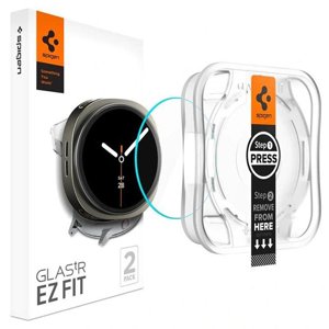 Spigen – Glas.tR EZ Fit 2 ks ochranné sklo na Samsung Galaxy Watch8 44 mm – číre KF2354667