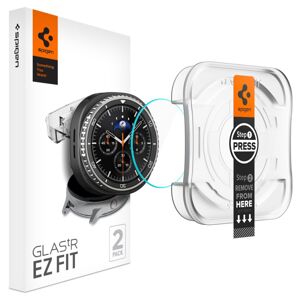 Spigen – Glas.tR EZ Fit 2 ks ochranné sklo na Samsung Galaxy Watch8 Classic – číre KF2354668