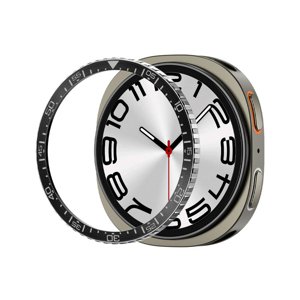 Spigen – Bezel Tune Diver rámik na Samsung Galaxy Watch8 44 mm, nerezová oceľ – čierny KF2354669