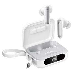 Anker - Wireless Earbuds P41i (A3937G21) - with Built-in Charger, Stand, Lightning, ANC, 6 Mics, Gaming Mode, Bass - White KF2354777