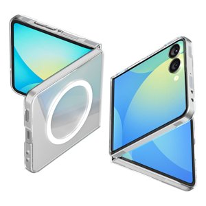 Spigen - Air Skin MagSafe - Samsung Galaxy Z Flip7 - Crystal Clear / White KF2354789