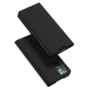 Dux Ducis - Skin Pro knižkové puzdro pre Xiaomi Poco M4 Pro 5G - čierne KF237329