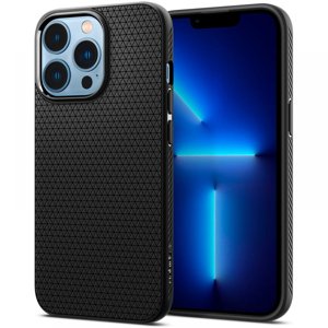 Spigen Liquid Air ochranný kryt na - iPhone 13 pro Max - čierny KF237403
