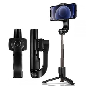 Spigen Selfie tyč (S610W) - Bluetooth diaľkové ovládanie, statívový držiak a gimbalový stabilizátor - čierna KF237676
