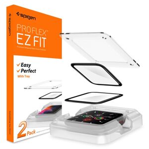 Spigen ProFlex (2 balenia) ochranné sklo na - Apple Watch 4 / 5 / 6 / SE (44 mm) - Čierna KF237777
