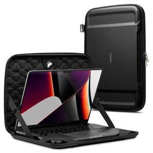 Spigen Rugged Armor Pouch - Obal pre MacBook, Acer, HP, Lenovo, Dell s veľkosťou 13 - 14 palcov / 350 x 250 x 25 mm (max.) - čierna KF238651