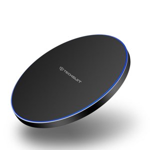 Techsuit Bezdrôtová nabíjačka Premium (CHWR002) - farby RGB, 10 W - čierna KF239675