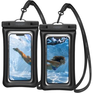 Spigen (2 balenia) Vodotesné puzdro (A610) - IPX8, pre telefón, max. 6,9" - čierne KF239919