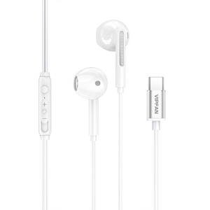 Vipfan Drôtové slúchadlá do uší M11, typ C (biela) M11-white