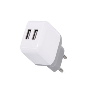 Bomba Nabíjačka do zásuvky 2x USB Farba: Biela M110_WHITE