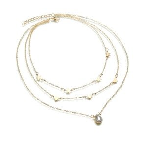 Girly Boho náhrdelník Stars and hearts NL05/14