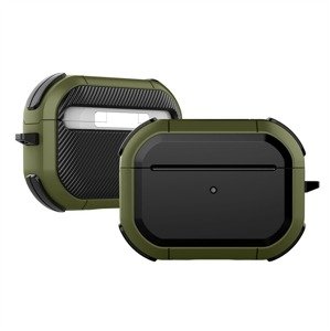 Bomba Púzdro Carbon Armor pre AirPods 3 Farba: Zelená P-APPPODSBCTP024_GREEN
