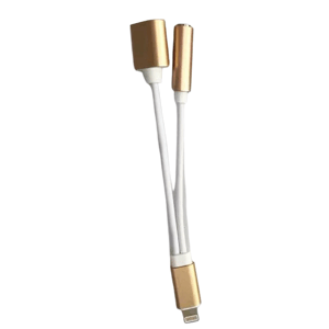 Bomba AUX pre iPhone s nabíjaním Farba: Zlatá P004_GOLD