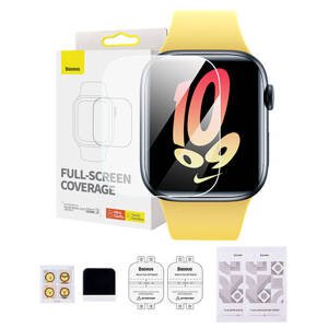 Baseus 44mm ochrana displeja pre hodinky AP Watch 4/5/6/SE/SE 2, číra P6001510B201-01