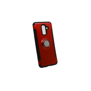 Bomba Obal s krúžkom pre samsung - červený Model Samsung: Galaxy A6 Plus (2018) S017_SAM_A6_PLUS_-2018-_RED