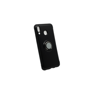 Bomba Obal s krúžkom pre samsung - čierny Model Samsung: Galaxy M20 S017_SAM_M20_BLACK
