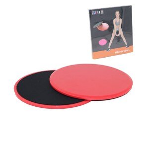 Bomba Kĺzavý disk na cvičenie Farba: Červená SLIDING_DISCS_FITNES_RED