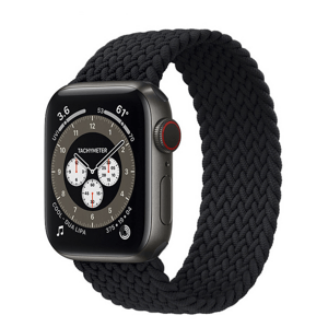 Bomba Nylonový elastický remienok na Apple Watch Farba: Čierna, Veľkosť remienka a ciferníka Apple Watch: S - 110mm (38/40/41mm) WD112BLACK_SIZE-S-38…