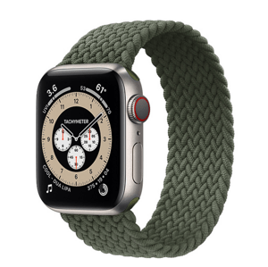 Bomba Nylonový elastický remienok na Apple Watch Farba: Zelená, Veľkosť remienka a ciferníka Apple Watch: M - 125mm (38/40/41mm) WD112GREEN_SIZE-M-38…