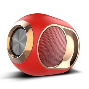 Bomba Dizajnový Bluetooth prenosný reproduktor s FM, SD, AUX, USB, HandsFree X6 Farba: Červená X6_RED