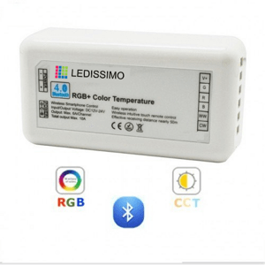 RGB-CCT, Bluetooth ovládač pre skupiny (zóny), group control, 120/240 Watt, LEDISSIMO SMART