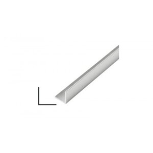 Hliníkový L profil pre LED pásik , 2 meter/db , 15 mm x 15 mm