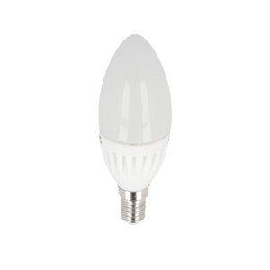 LED žiarovka , sviečka , pätica E14 , 9 W , 220° , denná biela , stmievateľná