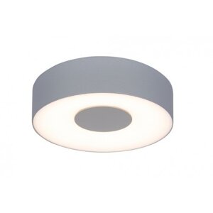 LED svetelné telo, stropné, bočné, 8 W, kruhové, teplá biela, sivá, vonkajšie, IP54, LUTEC, UBLO