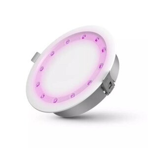LED panel, s UV-C dezinfekciou, 18W, zapustený, guľatý, prirodzene biely, 59S, SunClean, 174 mm