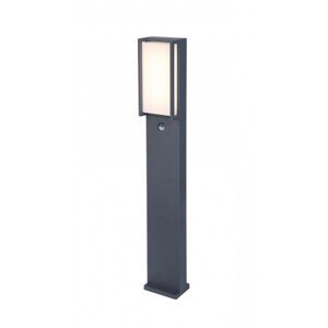 LED svietidlo, stojace lampa, so senzorom pohybu, 17 W, teplá biela, vonkajšie, IP54, LUTEC, QUBO