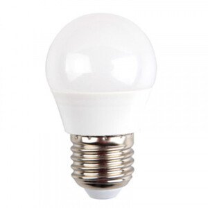 LED žiarovka , hruška , pätica E27 , 3,7 W , studená biela