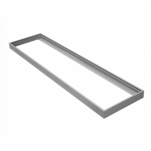 LED panel, inštalačný rám, zvýšený, so západkami, 1200x300x55 mm, biely, Capri