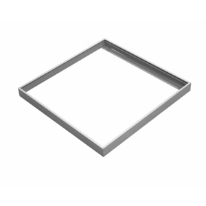 LED panel, inštalačný rám, zvýšený, pružinový, 600x600x55 mm, biely, Capri