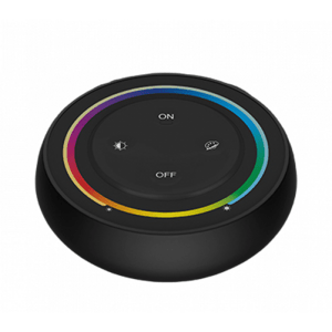 Bezdrôtový , nástenný , dotykový ovládač na batérie , RGB-CCT , čierny , Rainbow , Mi-Light